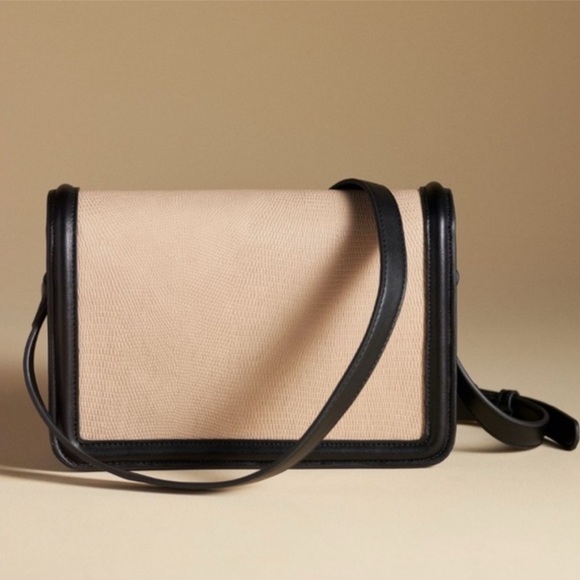 Jules Kae MIA Bag in Blush Lizard / Black, NWT - Picture 2 of 5